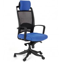 Кресло для руководителя Chairman 283, темно-голубое